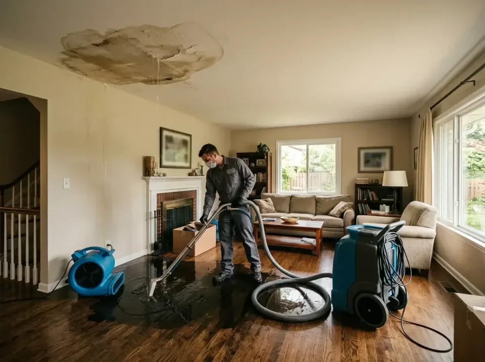 attic-pipe-burst-ceiling-drip-008 — frequently asked questions, Water Damage Restoration & Carpet Care in Yorketown, NJ